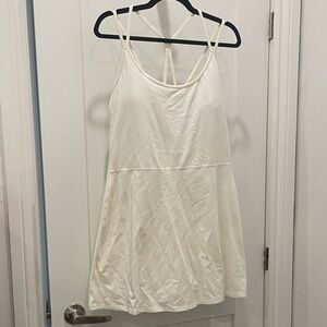 Old Navy Cream Strappy Tennis Dress